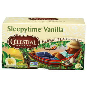 Celestial Seasonings - Herbal Tea Sleepytime Vanilla, 20 Bags (Pack of 6)