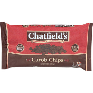 Chatfields - Carob Chips Nut Dairy Free, 12 Oz (Pack Of 1)