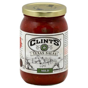 Clints - Texas Mild Salsa, 16 Oz (Pack of 6)