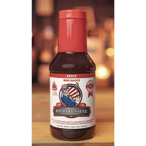 Code 3 Spices - Bbq Sauce Patriot Spicy, 18 Oz (Pack of 6)