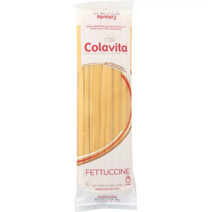 Colavita - Fettucine Pasta, 16 Oz (Pack Of 20)