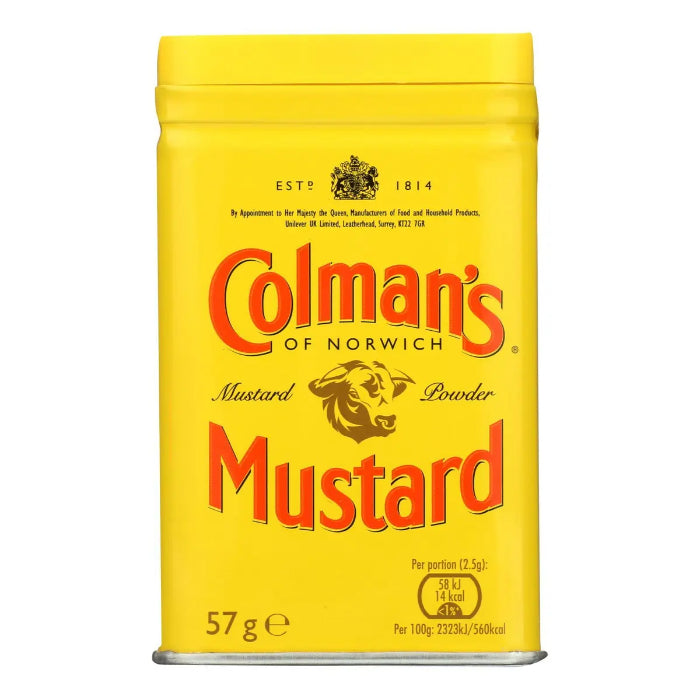 Colmans - Mustard Dry Powder, 2 Oz (Pack Of 12)