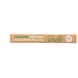 Compostic - Compostable Cling Wrap, 150 Ft (Pack Of 12)