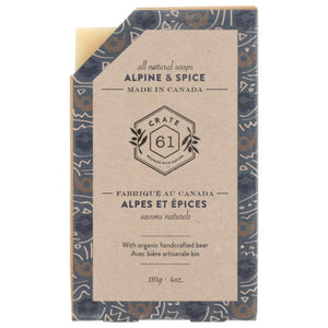 Crate 61 - Alpine & Spice Soap Bar, 4 Oz (Pack Of 8)