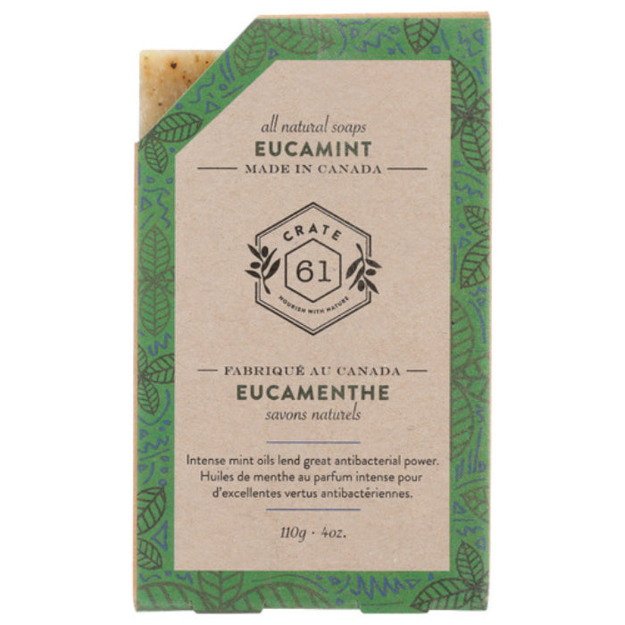 Crate 61 - Eucamint Soap Bar, 4 Oz (Pack Of 8)