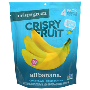 Crispy Green - Dried Banana, 3.39 Oz (Pack Of 8)