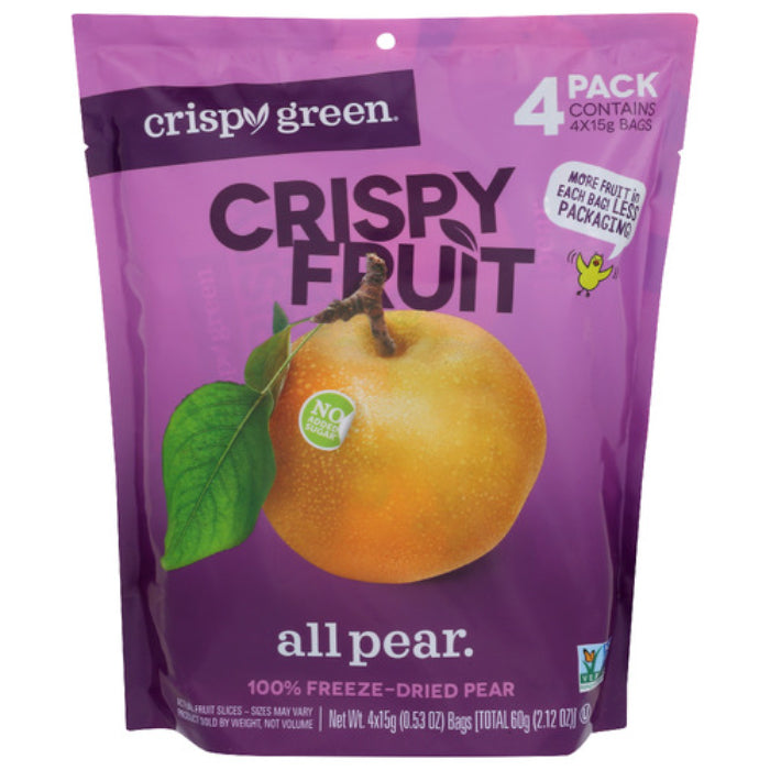 Crispy Green - Pear Dried - Original, 2.12oz (Pack of 8)