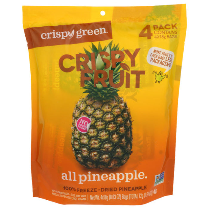 Crispy Green - Pineapple Dried 2.54 Oz (Pack Of 8)