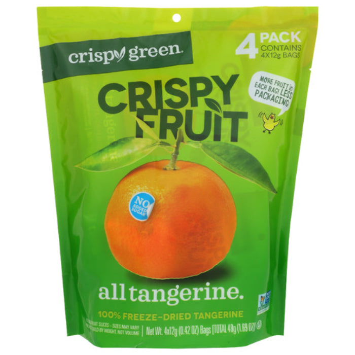 Crispy Green - Tangerine Dried, 1.69 Oz (Pack Of 8)