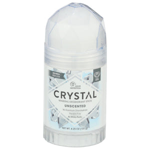 Crystal - Body Deodorant Stick Unscented, 4.25 Oz (Pack Of 1)