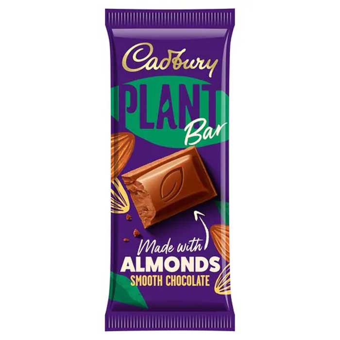 Cadbury - Plant Bar Smooth Chocolate with Almonds, 100g