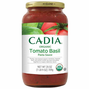 Cadia - Pasta Sauce Tomato Basil Organic, 24oz | Pack of 12