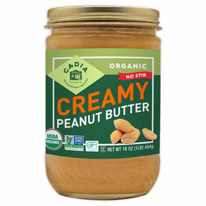 Cadia - Peanut Butter Creamy No Stir Organic, 16oz
