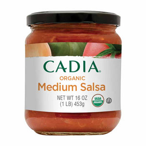 Cadia - Salsa Medium Organic, 16oz | Pack of 8
