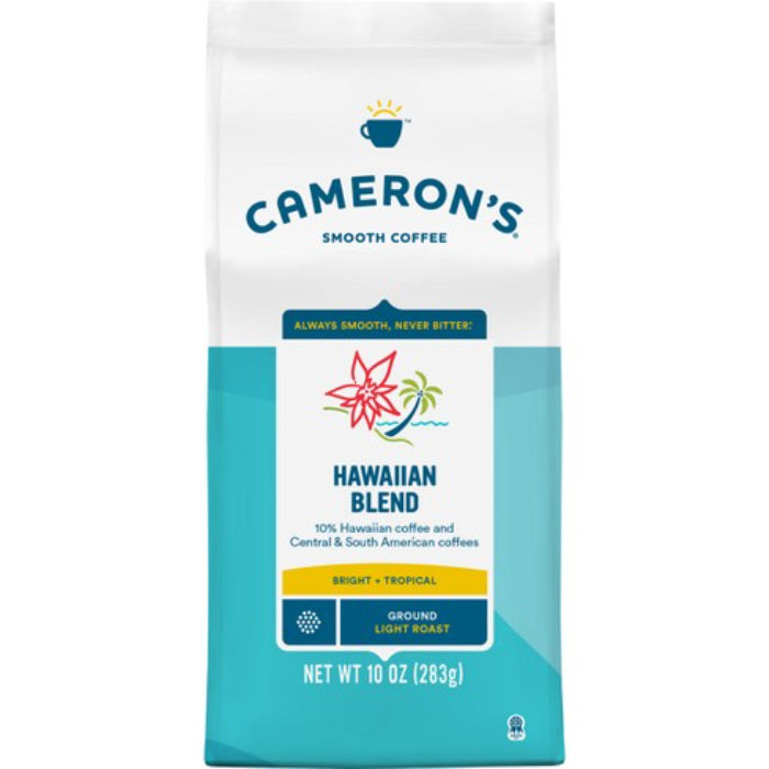 Camerons Coffee - Ground Coffee Hawaiian Blend, 10 Oz (Pack Of 6)