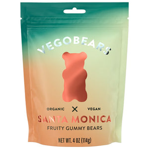 Vegobears - Fruity Gummy Bears Santa Monica, 4oz | Pack of 10