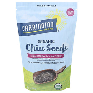 Carrington Farms - Organic Chia Seed, 14 Oz (Pack Of 6)