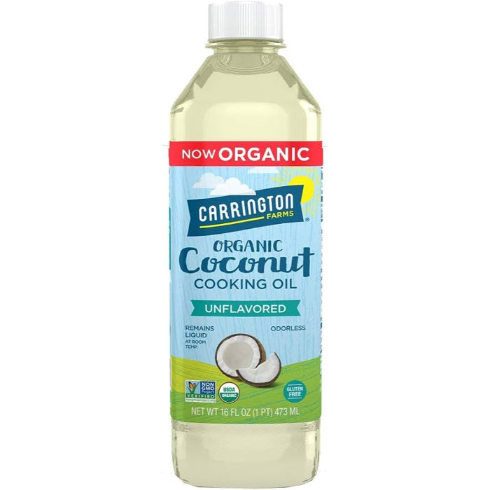 Carrington Farms Coconut Oil Cooking Original, 16 Floz (Pack Of 6)