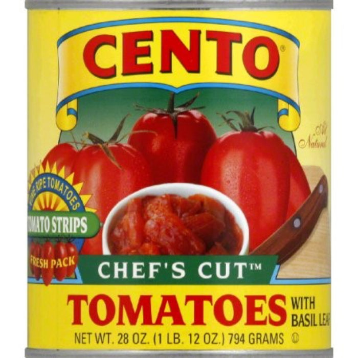 Cento - Chef's Cut Tomatoes, 28 Oz (Pack Of 12)