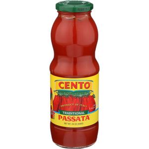 Cento - Passata Puree Tomato, 24 Oz (Pack of 6)