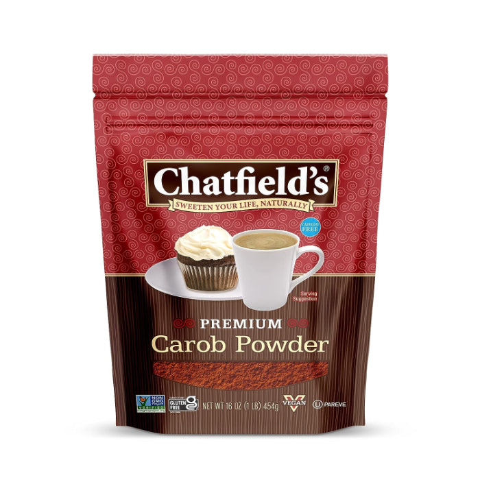 Chatfields - Carob Powder Pouch, 16 Oz (Pack of 6)