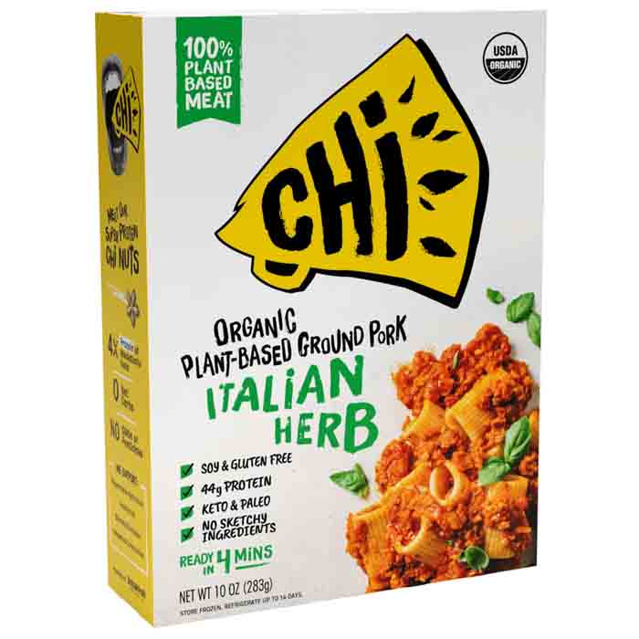 CHi Foods - Organic Plant-Based Ground Meat, 10oz | Italian Herb