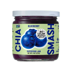 Chia Smash - Jam Chia Wild Blueberry, 8oz | Pack of 6