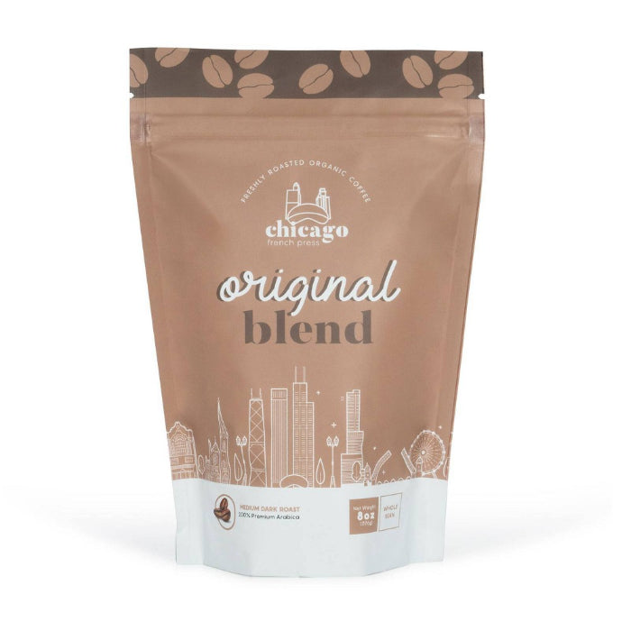 Chicago French Press - Original Blend Coffee, 8 Oz (Pack Of 5)