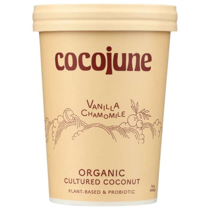 Cocojune - Organic Cultured Coconut Yogurt, 16oz | Vanilla Chamomile