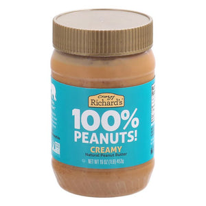 Crazy Richard - Peanut Butter Creamy, 16 Oz (Pack of 6)