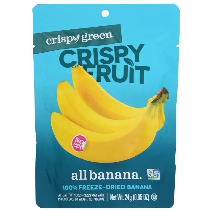 Crispy Green - Banana Dried Single Serve, 0.85 Oz (Pack Of 12)