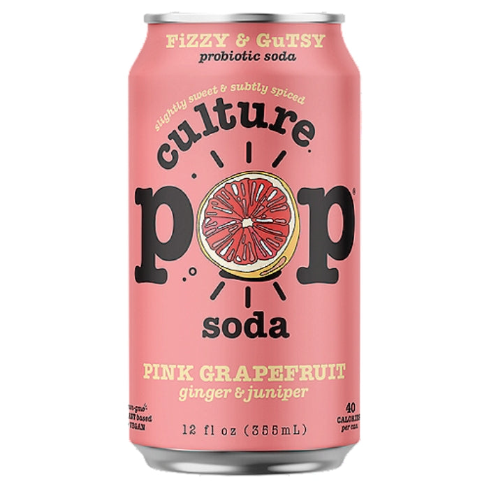 Culture Pop - Soda, 12fl | Pink Grapefruit