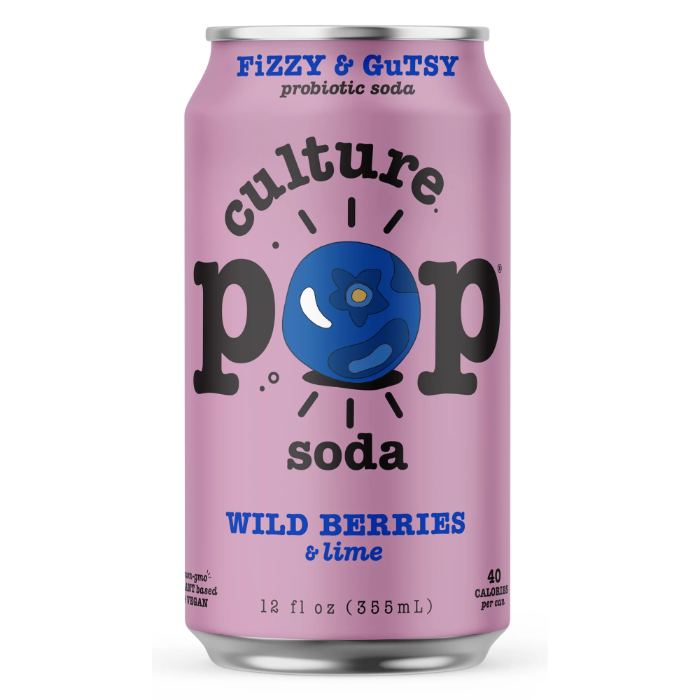 Culture Pop - Wild Berry Soda, 12fl