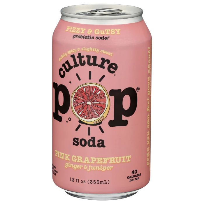 Culture Pop - Soda Probiotic Grapefruit, 12 Fo | Pack Of 12