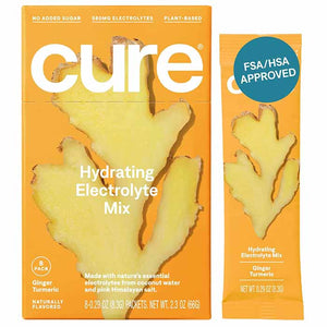 Cure Hydration - Hydration Powder Ginger Turmeric, 2.3oz