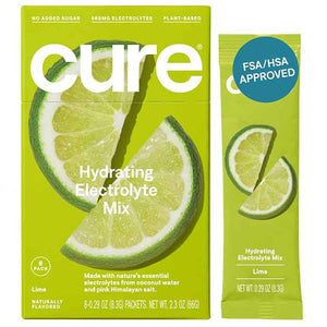 Cure Hydration - Hydration Powder Lime, 2.3oz