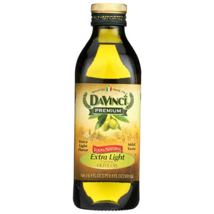 Davinci - Extra Lite Olive Oil 100%, 16.9 Oz (Pack Of 12)