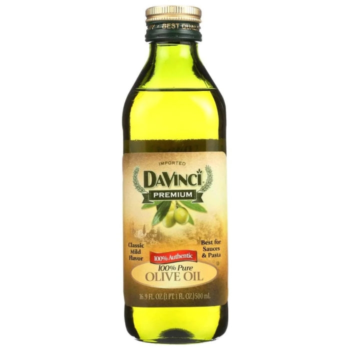 Davinci - Pure Olive Oil 100%, 16.9 Oz (Pack Of 12)