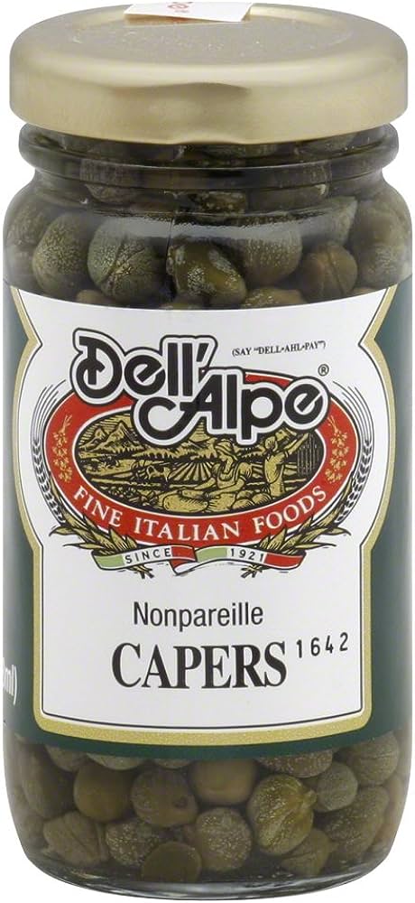 Dell Alpe - Capers Nonpareille, 8 Oz (Pack of 12)