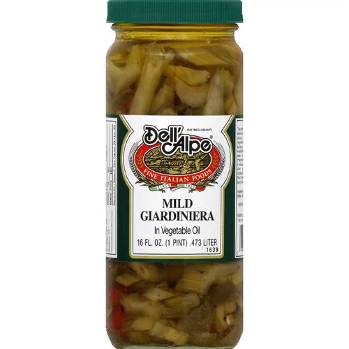 Dell Alpe - Mild Giardiniera, 16 Oz (Pack of 12)