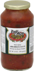 Dell Alpe - Arrabbiata Sauce, 25 Oz (Pack of 6)