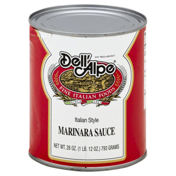 Dell Alpe - Marinara Sauce, 28 Oz (Pack of 12)