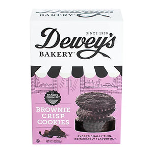 Deweys - Brownie Crisp Cookies Morvan Style, 9 Oz (Pack of 6)