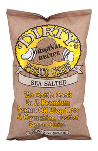 Dirty Potato Chip - Potato Chip Sea Salted, 2 Oz (Pack Of 25)