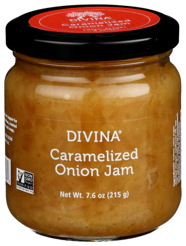 Divina - Caramelized Onion Jam, 7.6 Oz (Pack of 12)