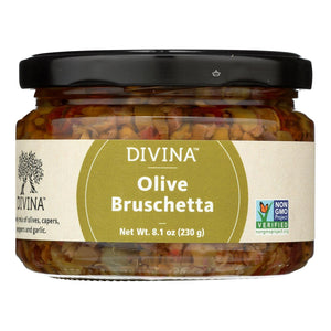 Divina - Olive Bruschetta, 8.1 Oz (Pack of 6)