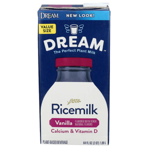 Dream - Ricemilk Vanilla Enriched, 64 Floz (Pack Of 8)