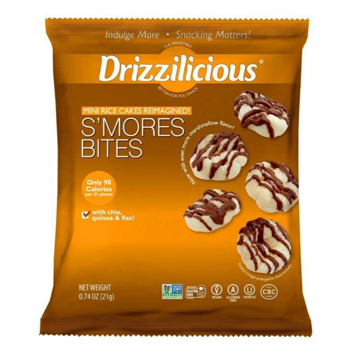 Drizzilicious - Rice Crisp Smores 10 Pack, 0.74 Oz (Pack of 6)