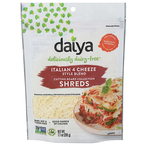 Daiya - Shredded Cheese - Italian, 7.1oz (Pack of 12)