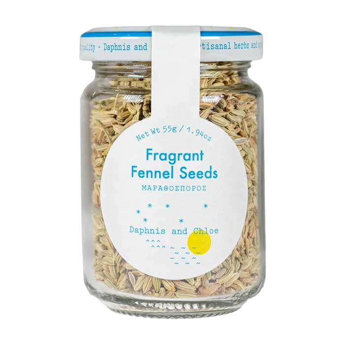Daphnis & Chloe - Glass jar - Fragrant Fennel Seeds, 1.94oz